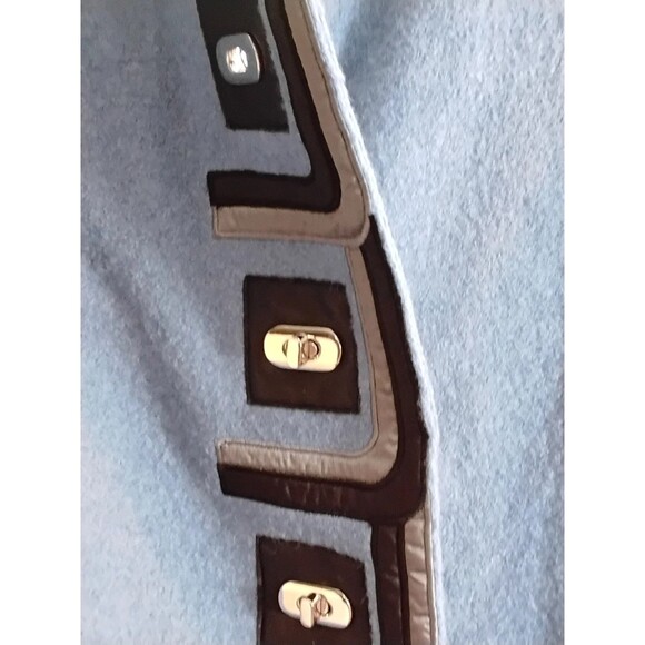 Carson Wool Jacket Size M Blue & Gray Color - Picture 2 of 5